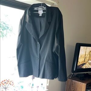 Elegant Black Women's Blazer With red spots